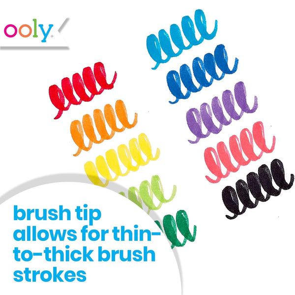 Big Bright Brush Markers