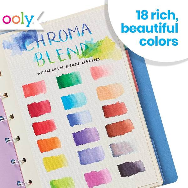 Chroma Blends Watercolor Brush Markers