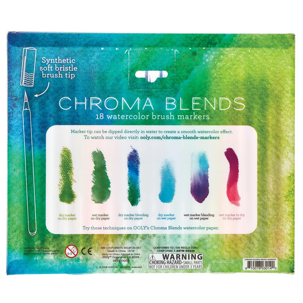 Chroma Blends Watercolor Brush Markers