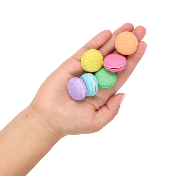 Macaron Scented Erasers - Set of 6