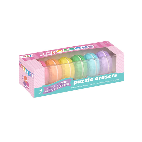 Macaron Scented Erasers - Set of 6