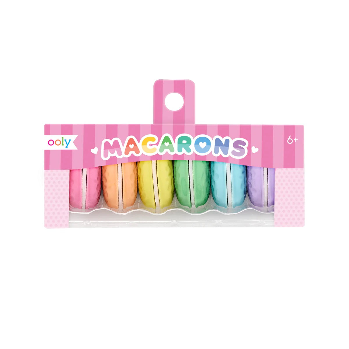 Macaron Scented Erasers - Set of 6