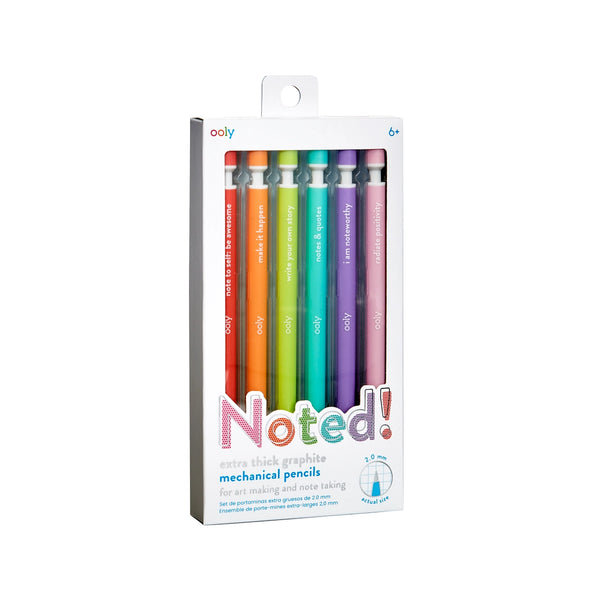 Noted! Extra Thick Graphite Mechanical Pencils