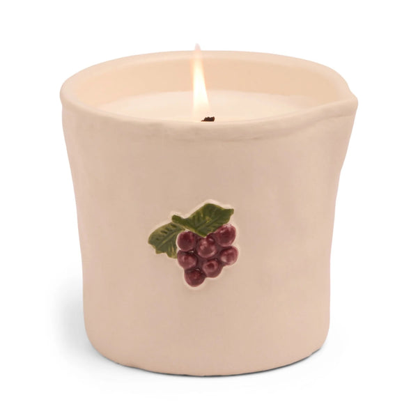 Bistro 8oz Ceramic Candle -  Bordeaux Grape