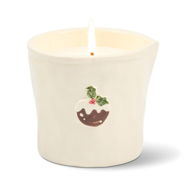 Bistro 8oz Ceramic Candle - Christmas Pudding