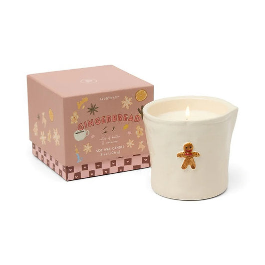 Bistro 8oz Ceramic Candle - Gingerbread