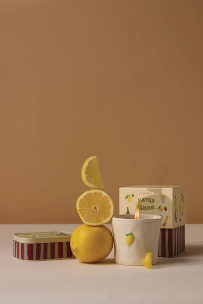 Bistro 8oz Ceramic Candle - Meyer Lemon