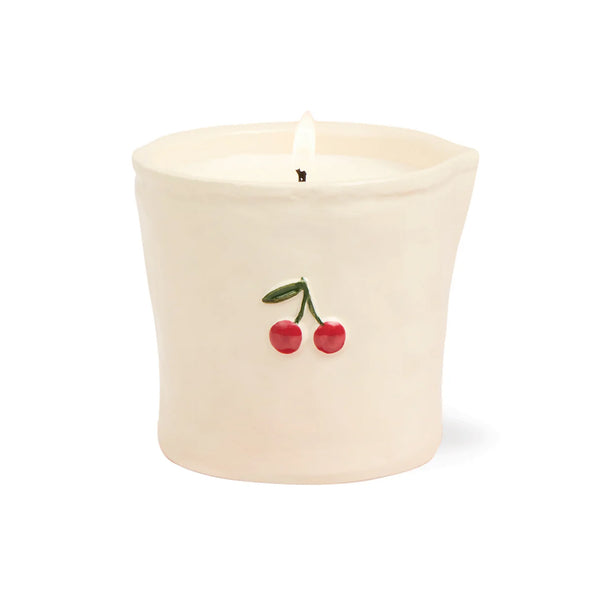 Bistro 8oz Ceramic Candle - Smoke Cherry