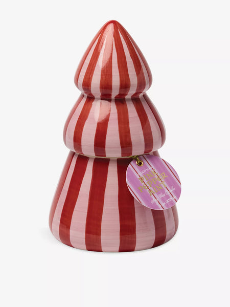 Cabana Christmas Tree 9oz Candle - Pink Peppermint