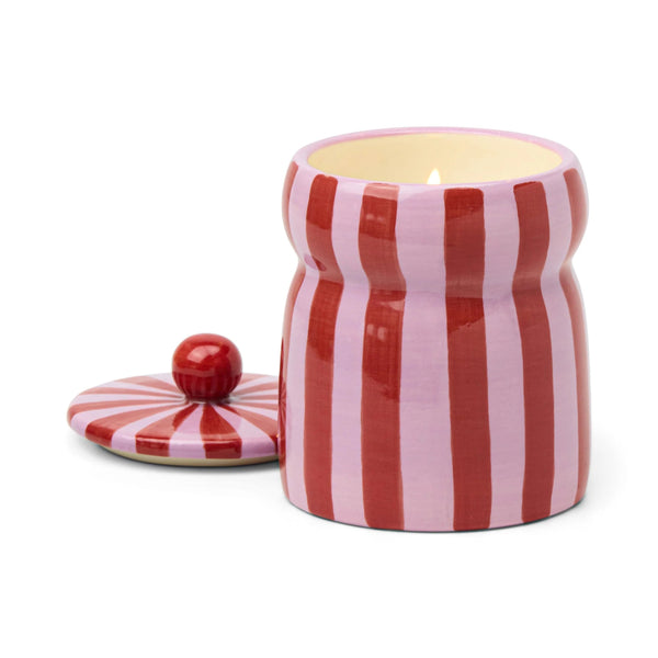 Cabana 6.5oz Candle w/ Lid - Pink Peppermint