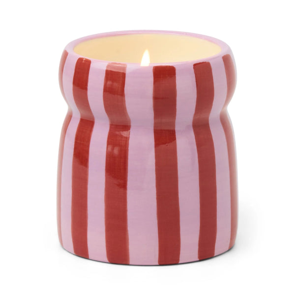 Cabana 6.5oz Candle w/ Lid - Pink Peppermint
