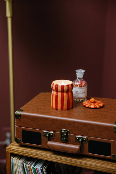 Cabana 6.5oz Candle w/ Lid - Spiced Apple