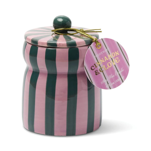 Cabana 6.5oz Candle w/ Lid - Cinnamon & Clove