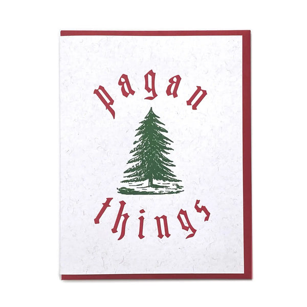 Pagan Things Holiday Greeting Card