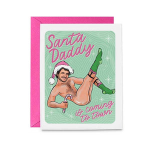 Pedro Santa Daddy Holiday Greeting Card