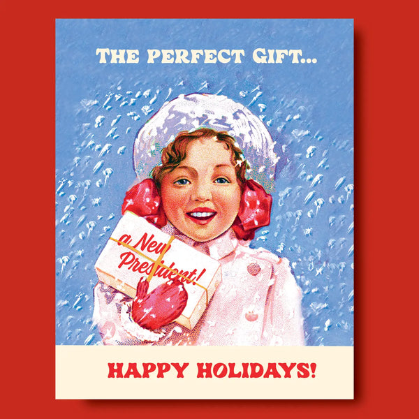 The Perfect Gift Holiday Greeting Card