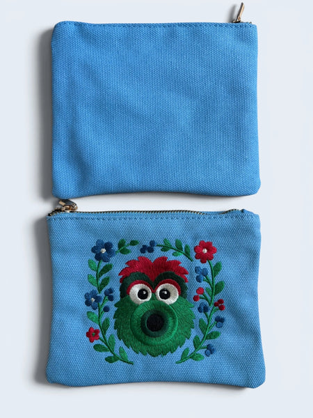 Embroidered Jewelry Pouch - Philly Phanatic