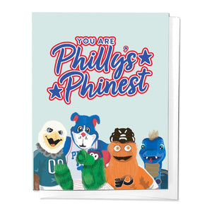 You Are Philly's Phinest Philly Mascot Valentine's Day Greeting Card
