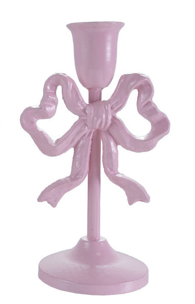 Cast Iron Bow Taper Holder - 2 Colors