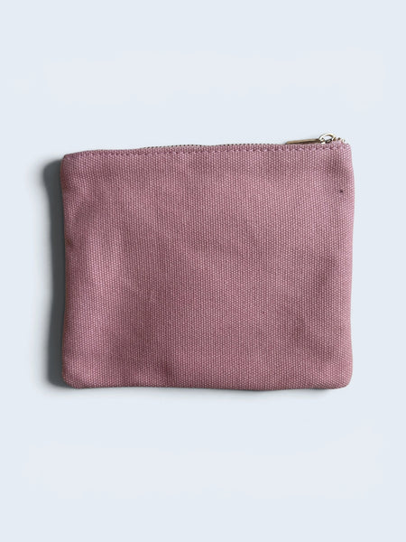 Embroidered Jewelry Pouch - Pink Philly