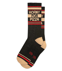 Horny For Pizza Unisex Socks