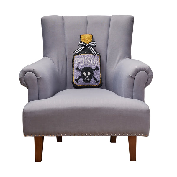 Poison Bottle Hook Pillow