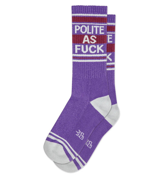 Polite As Fuck Unisex Socks