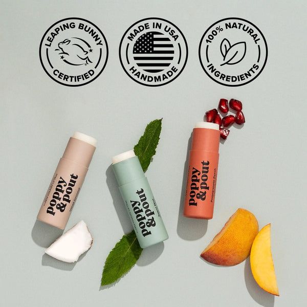 Poppy & Pout Island Coconut Lip Balm