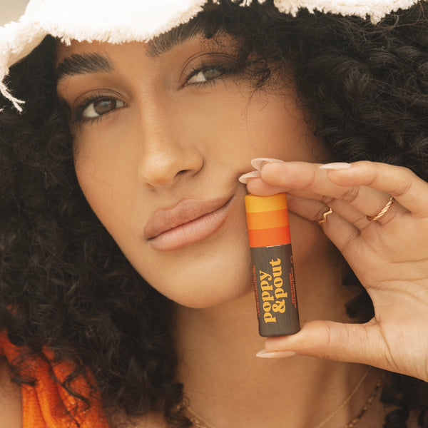 Poppy & Pout Retro Surf Citrus Sunrise Lip Balm