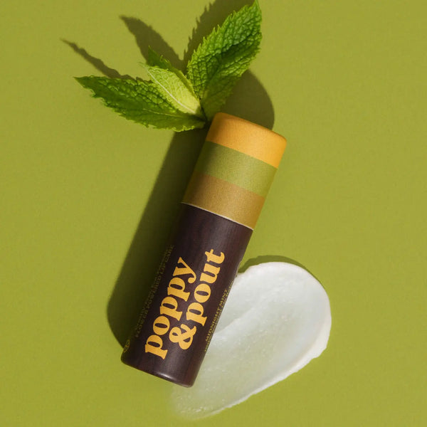 Poppy & Pout Retro Surf Midnight Mint Lip Balm
