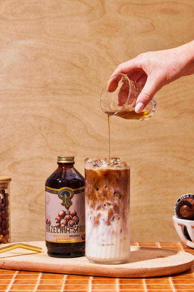Mini Syrups 3-Pack Gift Set - Coffee Syrups (Hazelnut, Vanilla, Caramel)