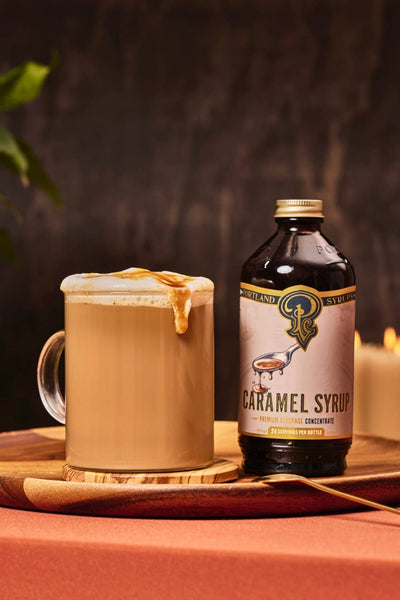 Mini Syrups 3-Pack Gift Set - Coffee Syrups (Hazelnut, Vanilla, Caramel)