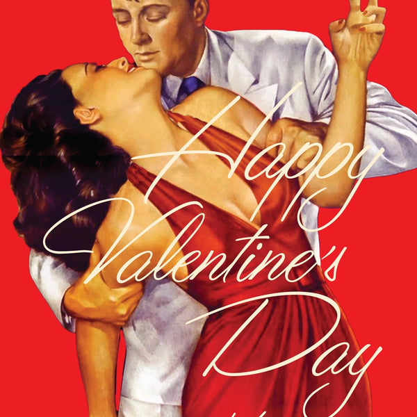 Red Dress & Gun Valentine's Day Greeting Card