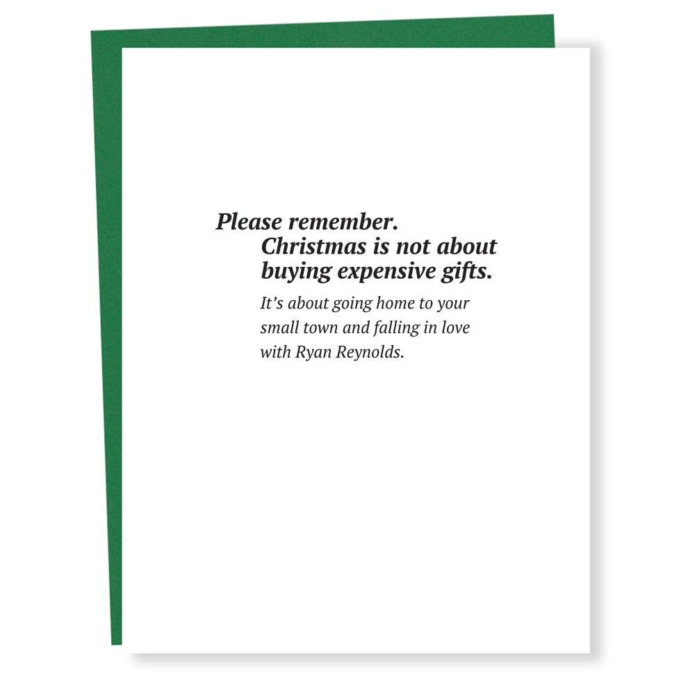 Ryan Reynolds Holiday Greeting Card