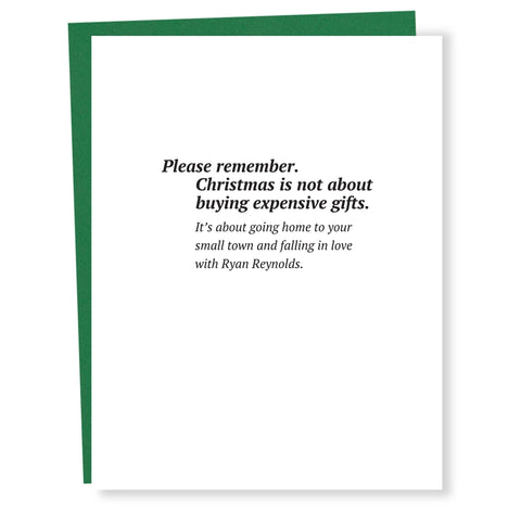 Ryan Reynolds Holiday Greeting Card