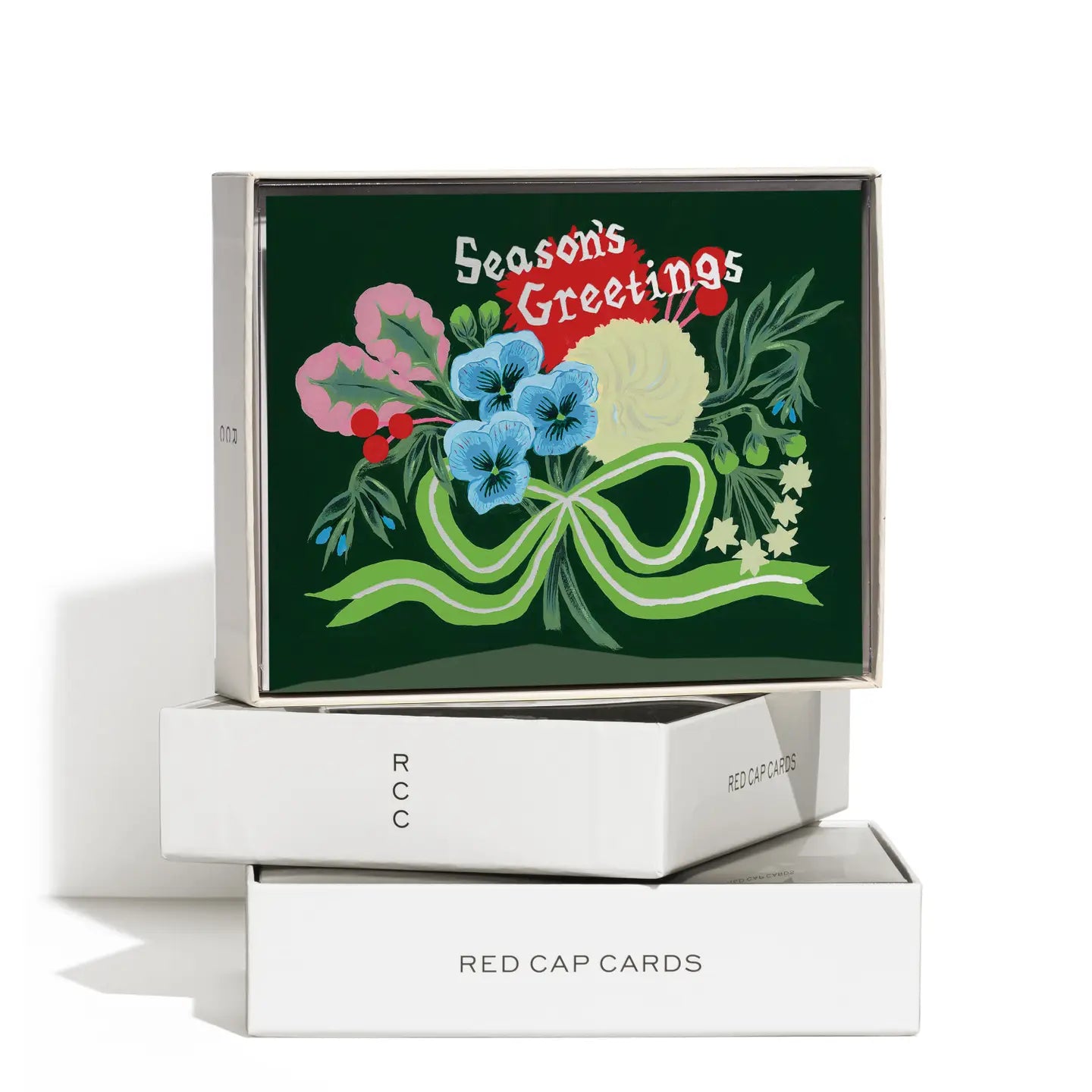 Seasons Greetings Bouquet Holiday Boxed Greeting Card - Set of 8