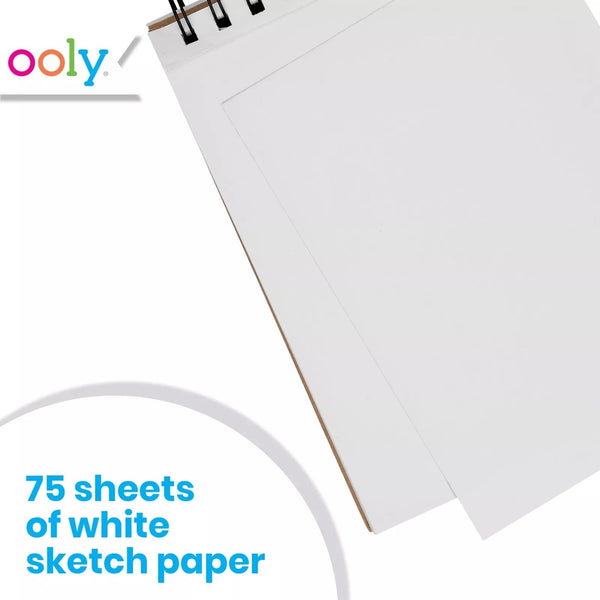 D.I.Y. Small White Paper Sketchbook