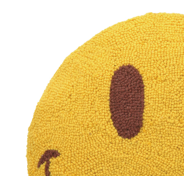 Smiley Face Hook Pillow