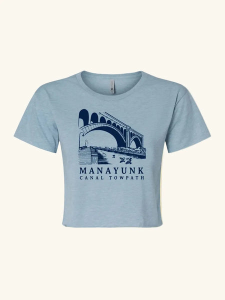 Manayunk Canal Towpath Cropped T-Shirt