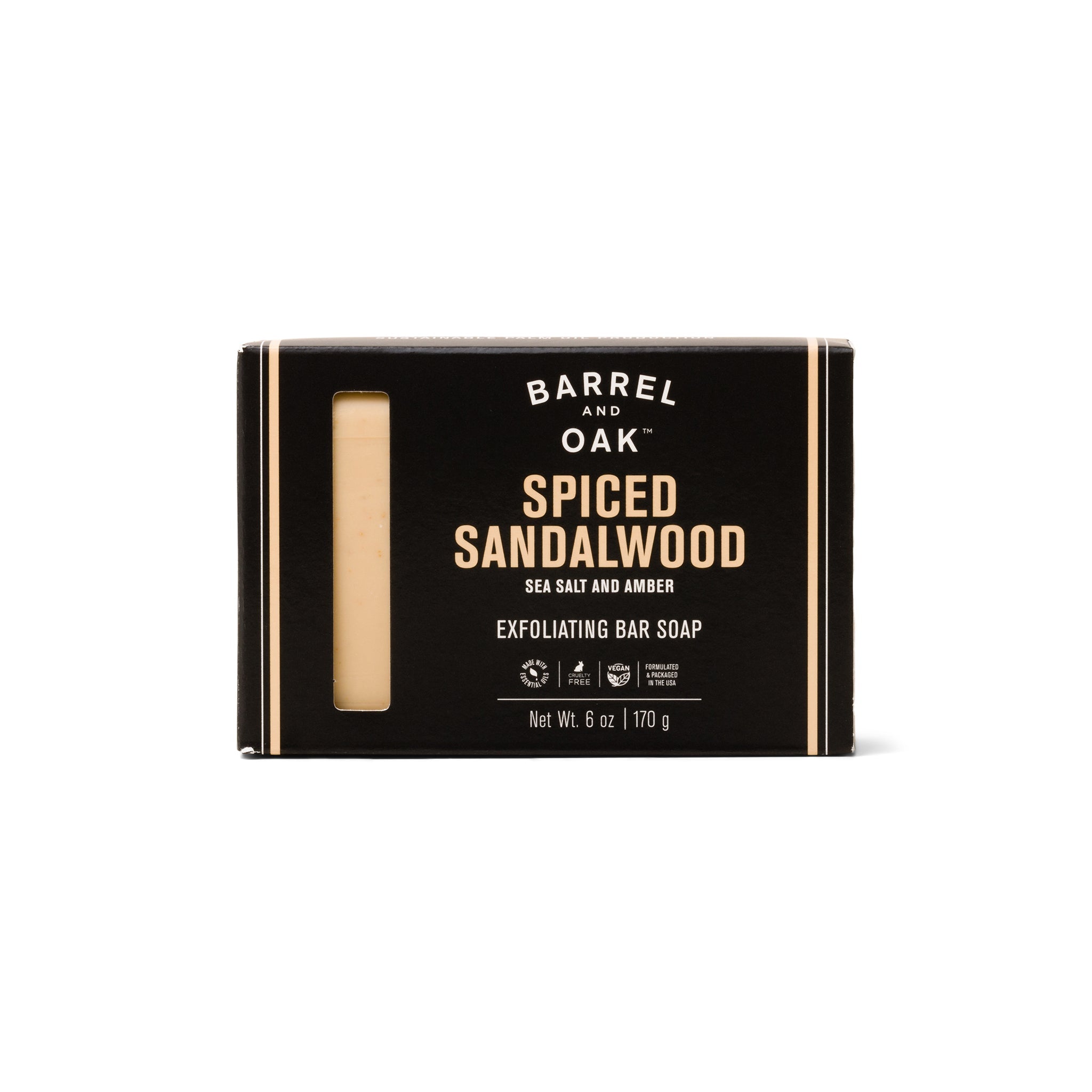 Spiced Sandalwood Exfoliating Bar Soap