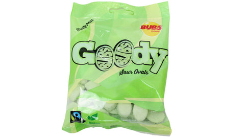 Swedish Candy Bubs Goody Sour Pear Ovals