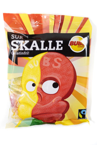 Swedish Candy Bubs Sour Skulls