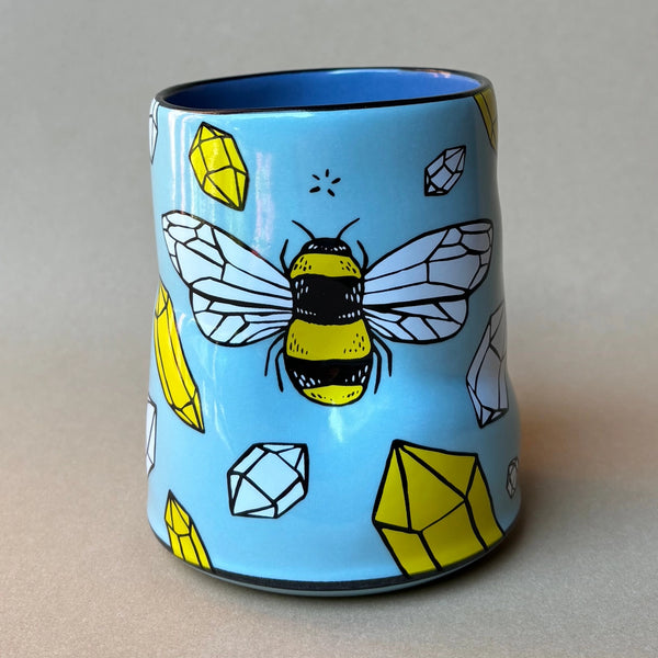 Thank You Bees  XLarge Ceramic Mug