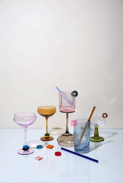 Here's How The Lou Coupe Glass Set - Lilac