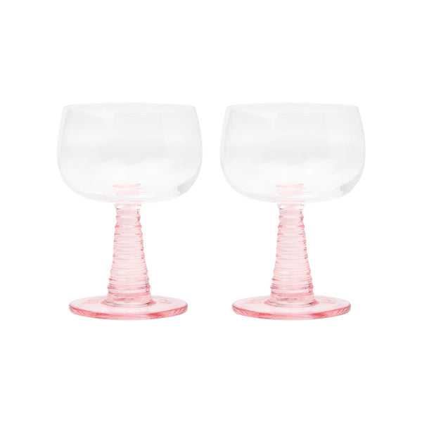 Here's How The Romy Wine Glass Set - Blush
