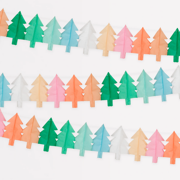 Meri Meri Tissue Paper Christmas Tree Garland