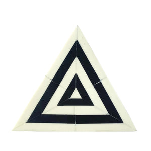 Black & White Decorative Triangle Box