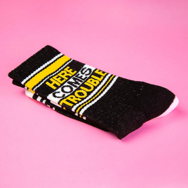 Here Comes Trouble Unisex Socks