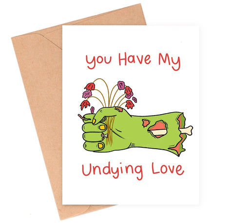 Undying Love Valentine's Day Greeting Card
