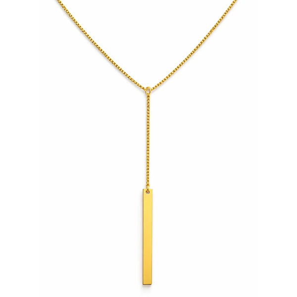 Vionetta Lariat Bar Necklace